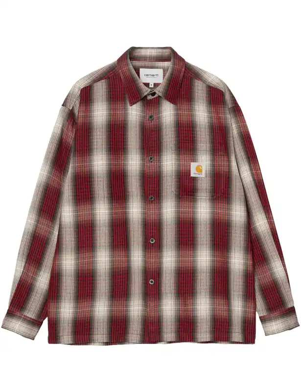 Harlin Check Shirt - Chili Pepper