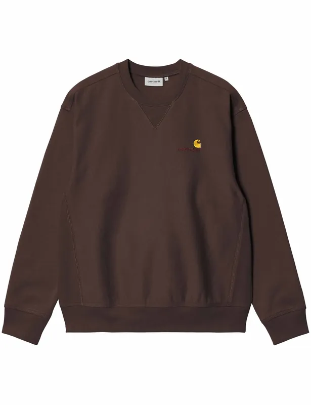 American Script Crew Sweatshirt - Palisander