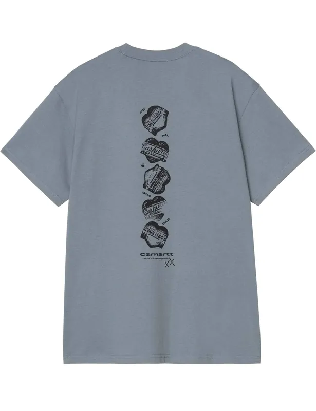 Garble T-Shirt - Velvet Blue