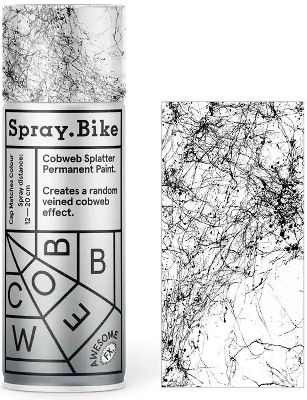 Spray Paint Cobweb Splatter Effect 400ml - Black
