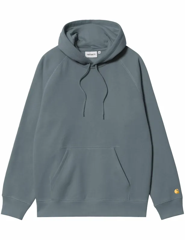 Chase Hooded Sweatshirt - Cozy Blue/Gold