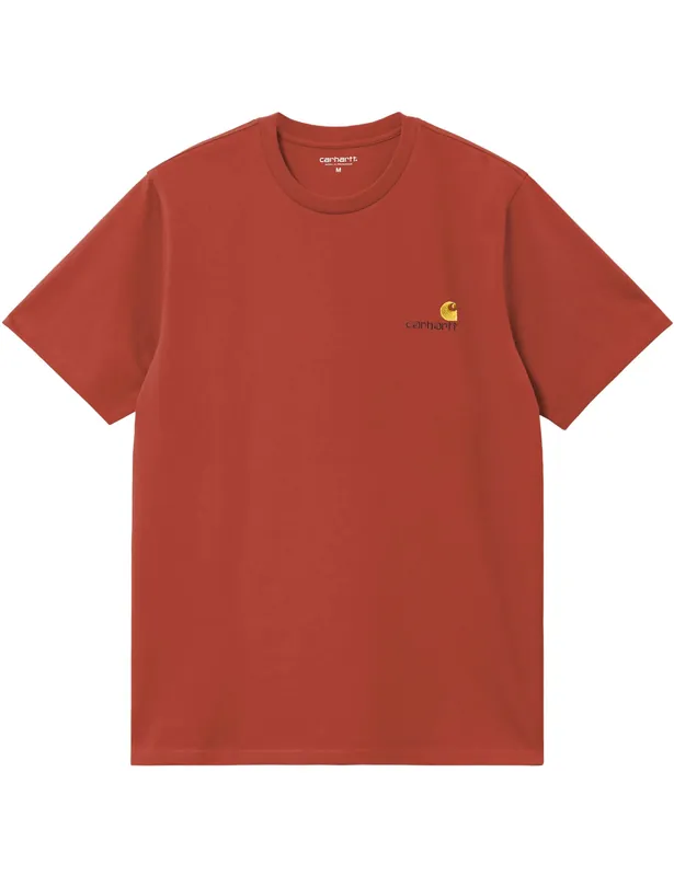 American Script T-Shirt - Oxide Red