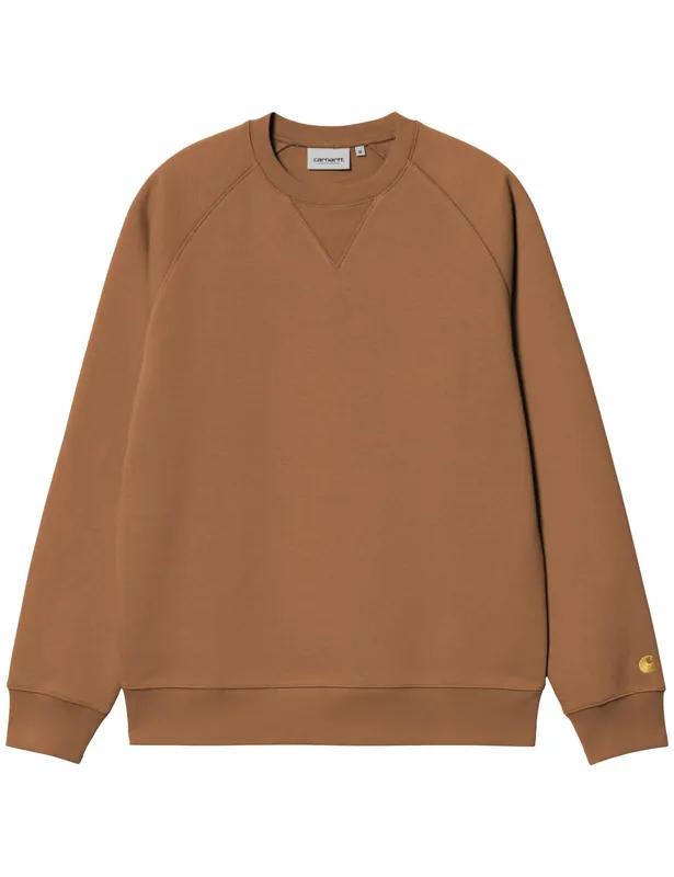 Chase Crew Sweatshirt - Hamilton Brown/Gold