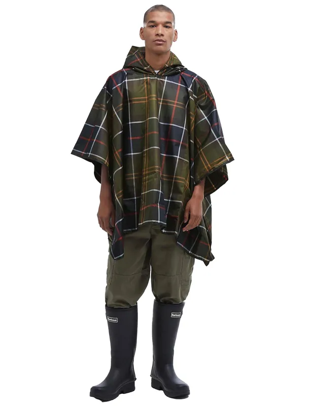 Tartan Showerproof Poncho - Classic Tartan