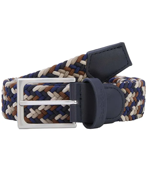 Ford Belt - Navy/Rust Mix
