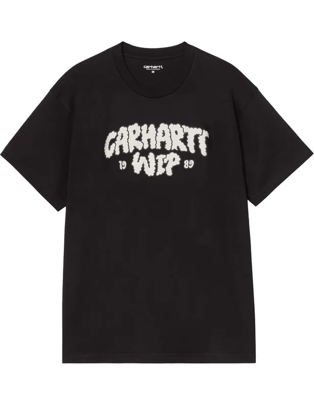 Cloud Script T-Shirt - Black