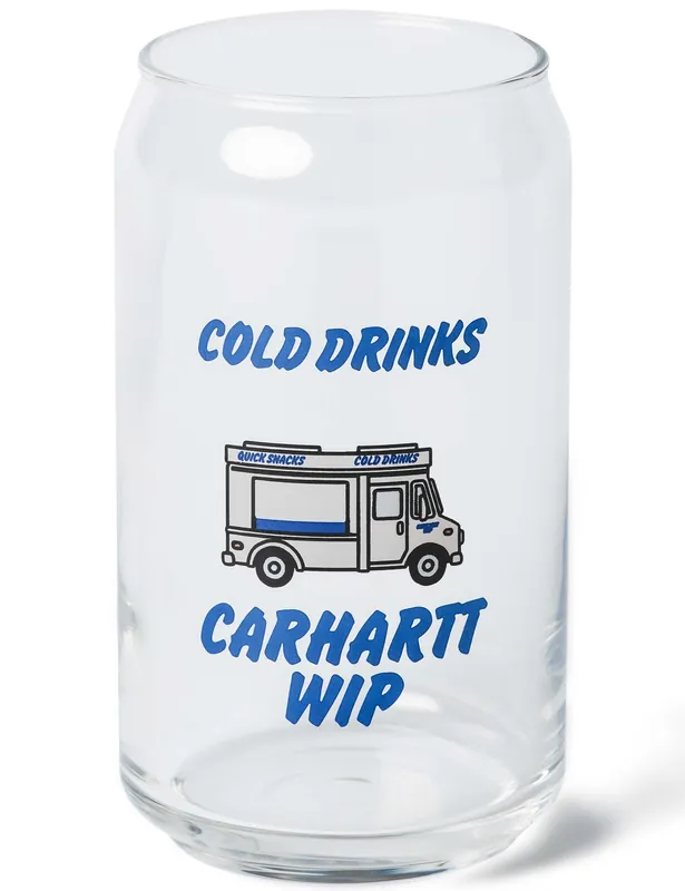 Cold Drinks Can Glass - Clear