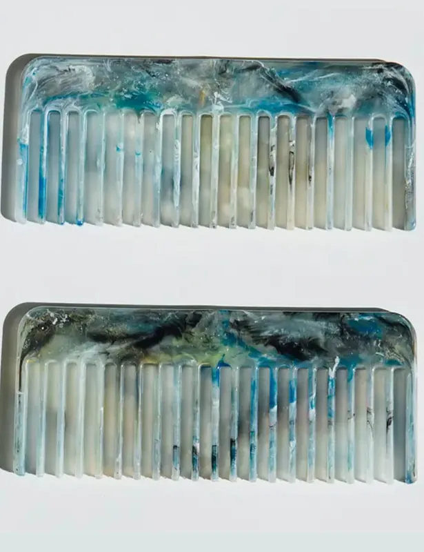 Recycled Plastic Comb- Marble