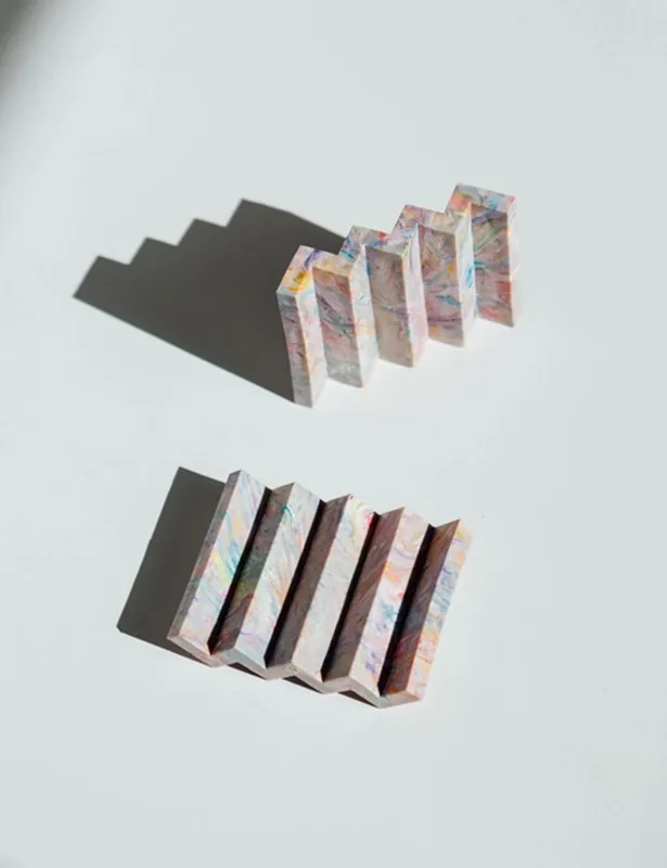 Zig Zag Recylced Plastic Soap Dish - Lori-El