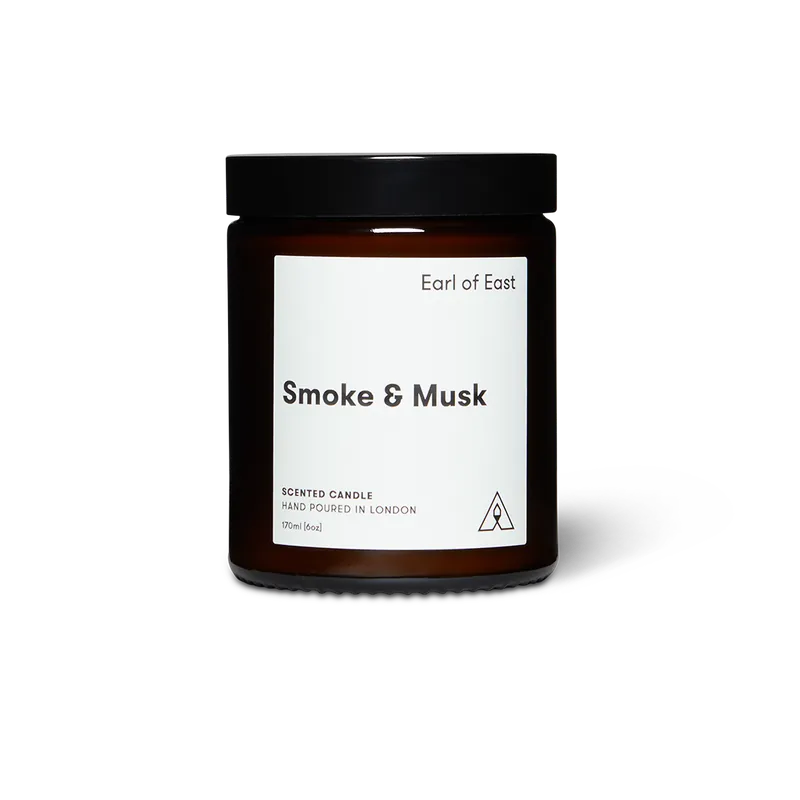 Soy Wax Candle 170ml (6oz)- Smoke & Musk