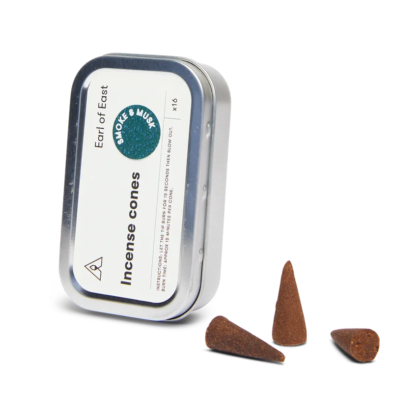 Incense Cones (16pk) - Smoke & Musk