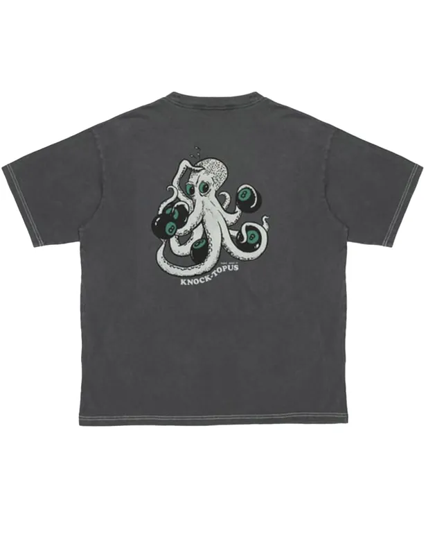 Koffe Knock-Topus T-Shirt - Anthracite