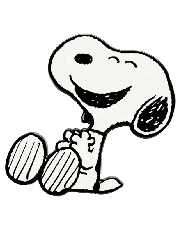 Snoopy Enamel Pin Badge - Giggle