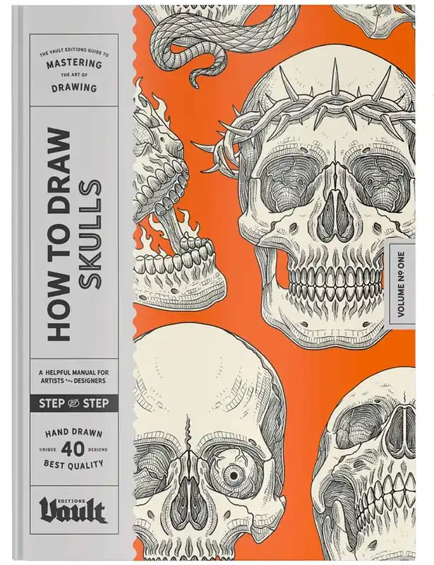How to Draw Skulls Book by James Kale - Vault Editions