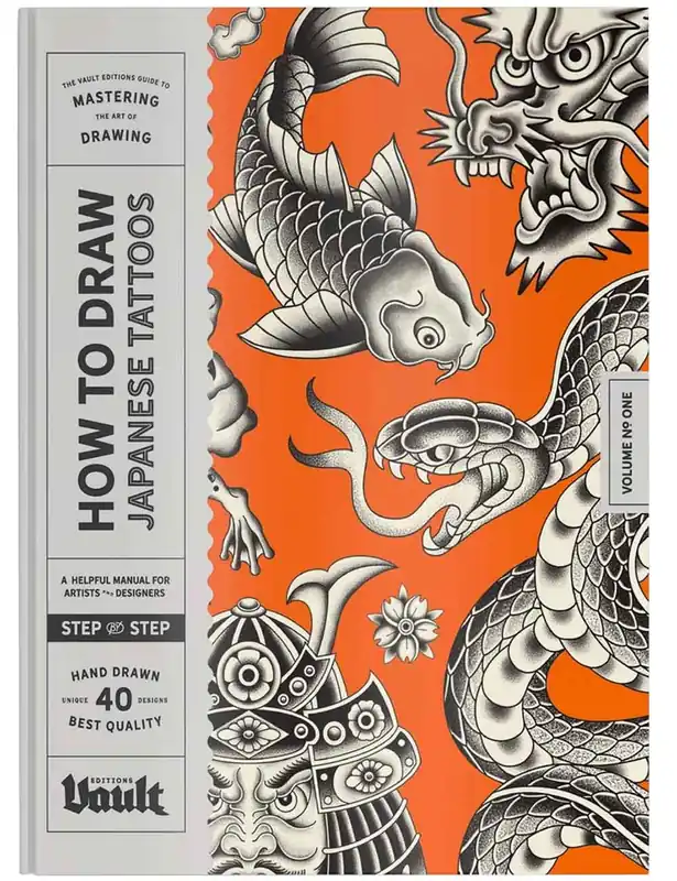 How to Draw Japanese Tattoos Book by James Kale - Vault Editions