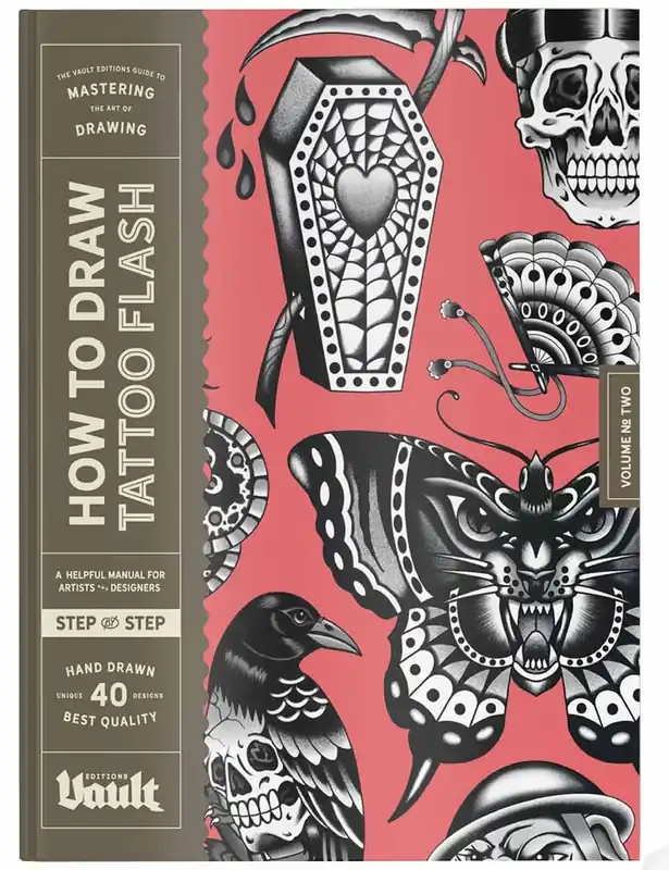 How to Draw Tattoo Flash Book by James Kale - Vault Editions