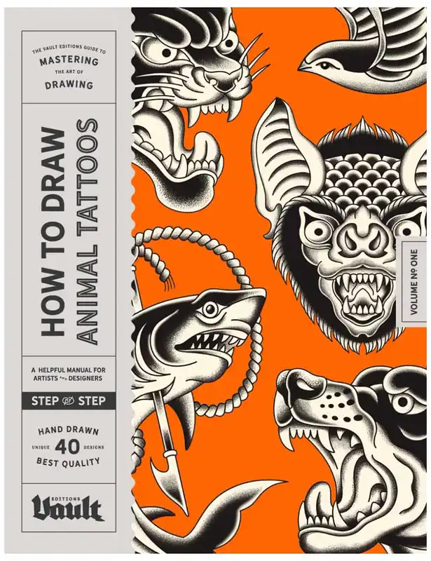 How to Draw Animal Tattoos Book by Kale James - Vault Editions