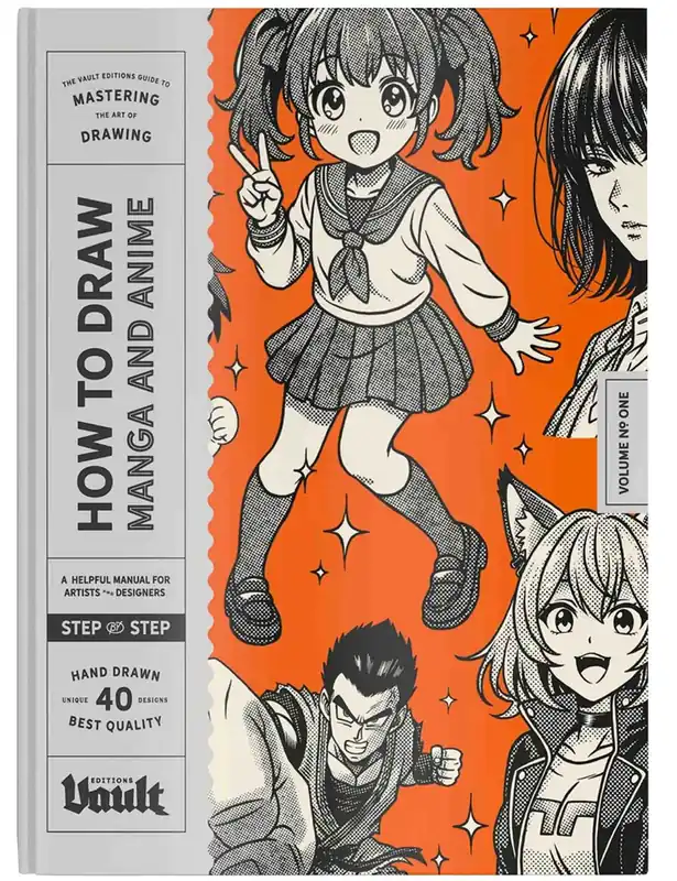How to Draw Manga and Anime for Beginners Book by James Kale - Vault Editions