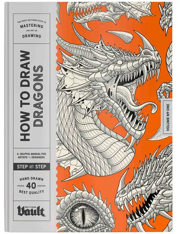 How to Draw Dragons Book by James Kale - Vault Editions