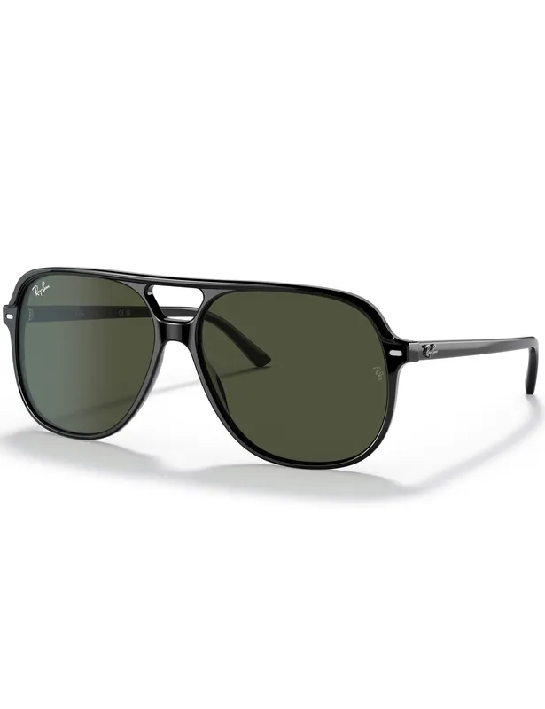 Bill Sunglasses - Polished Black/G-15 Green