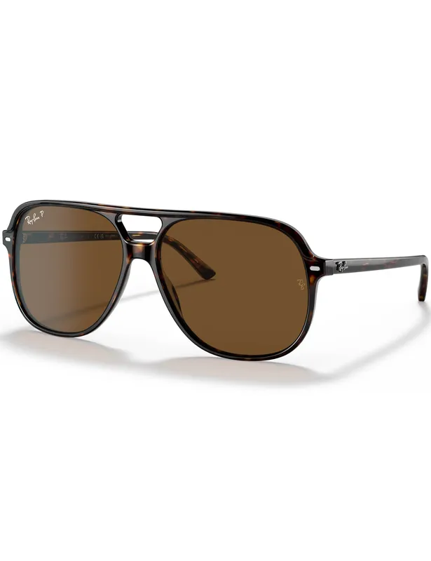 Bill Sunglasses - Polished Havana/Brown Polarised