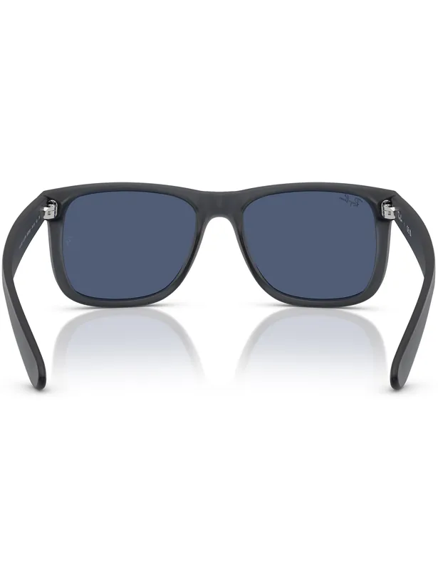 Justin Classic Sunglasses - Matte Opal Grey/Dark Blue