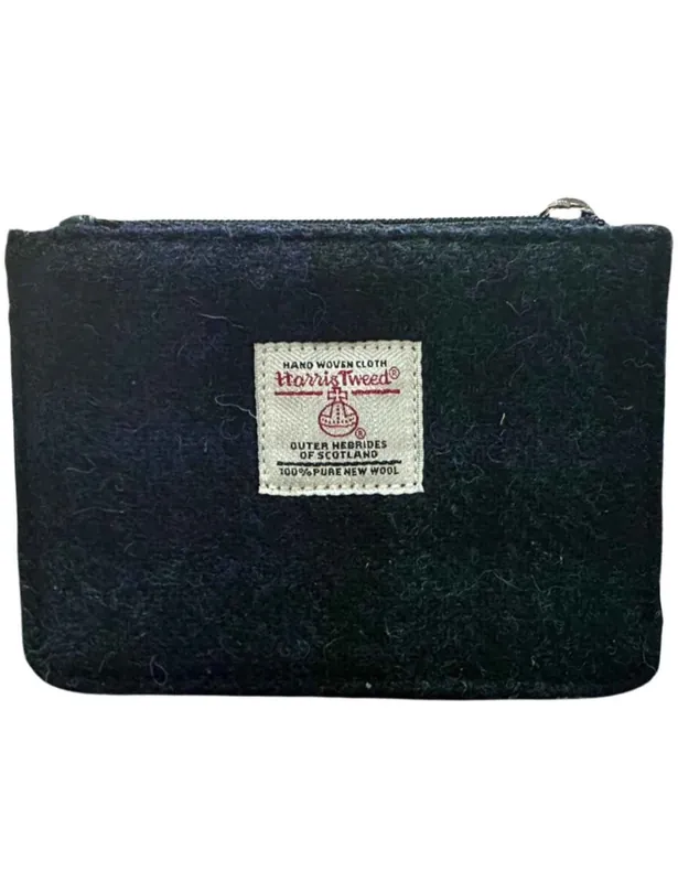 Rory Harris Tweed Coin Card Wallet - Blackwatch