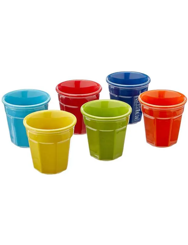 Colour Espresso Cups (6pk) - Multicolour