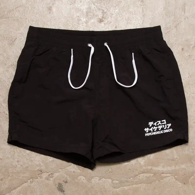 Disco Psychedelia - Swim Shorts - Black