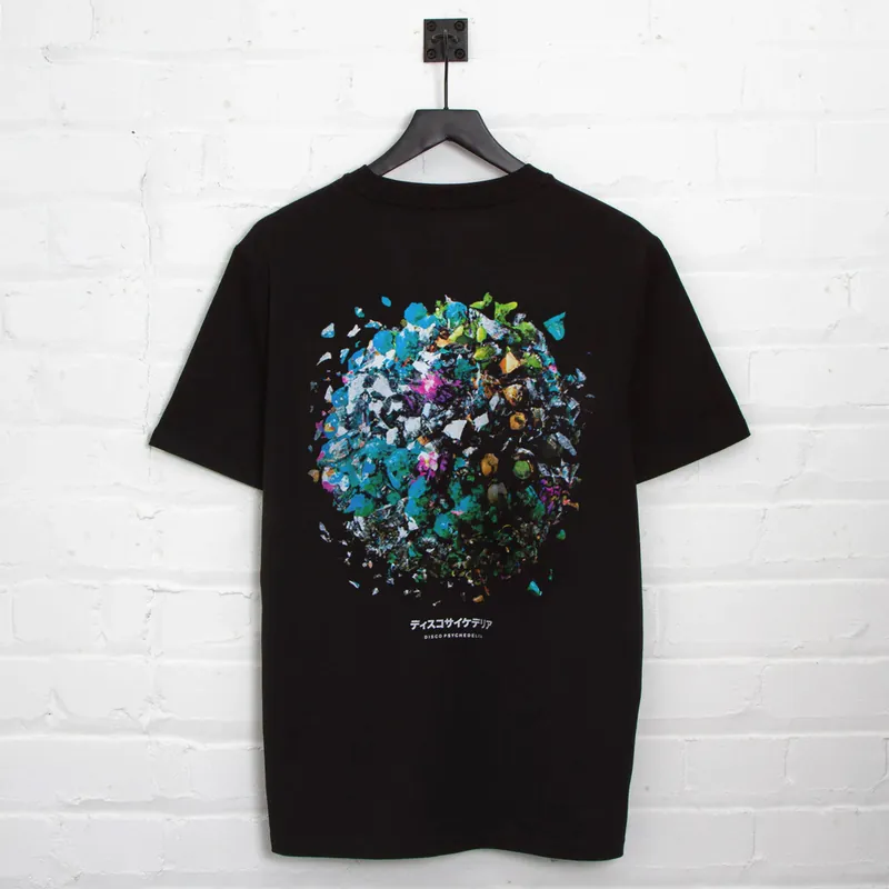 005 Disco Psychedelia Back Print - Tshirt - Black