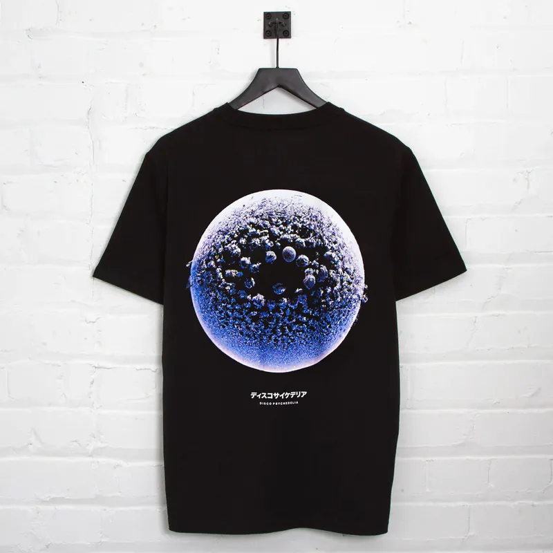 013 Disco Psychedelia Back Print - Tshirt - Black