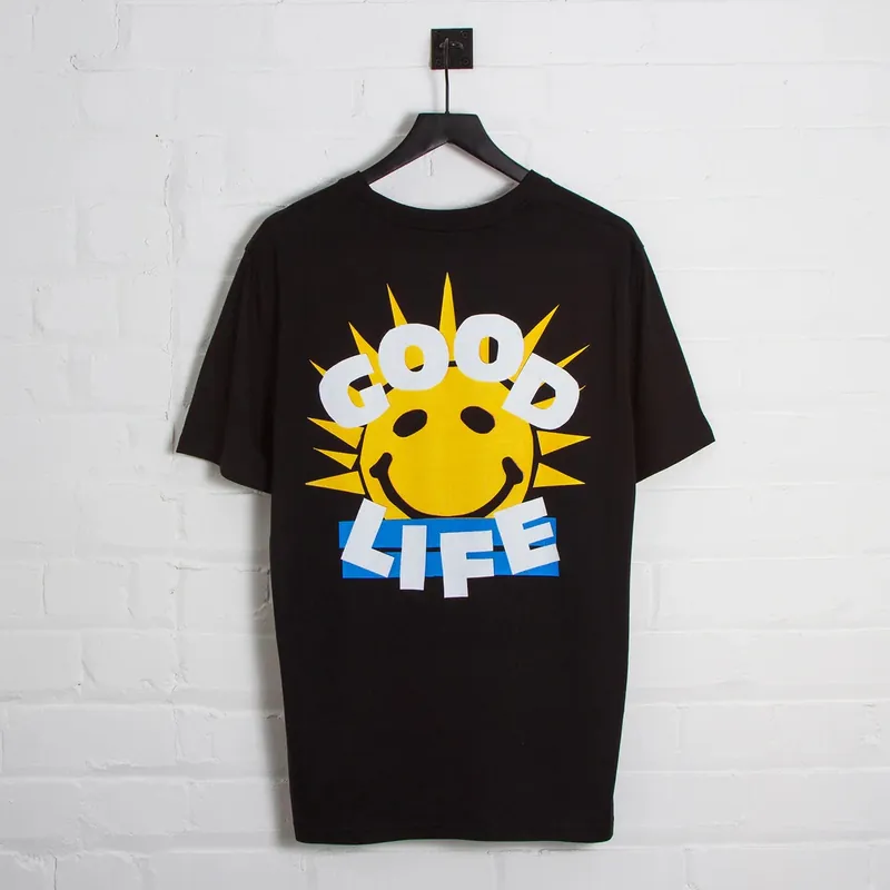 Sun Good Life Back Print - Tshirt - Black