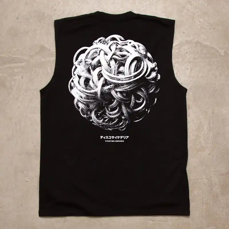 023 Disco Psychedelia - Tank Tshirt - Black