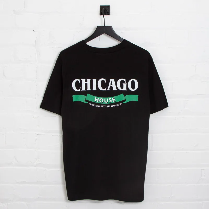 Chicago House Especial Back Print - Tshirt - Black