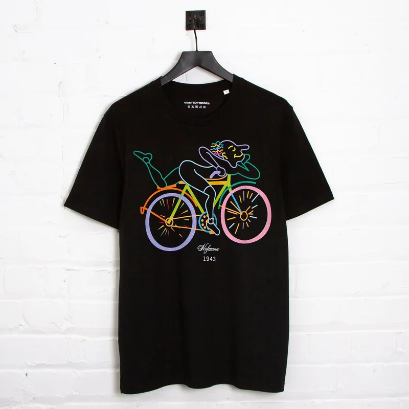 Kaleidoscopic Hofmann Front Print - Tshirt - Black