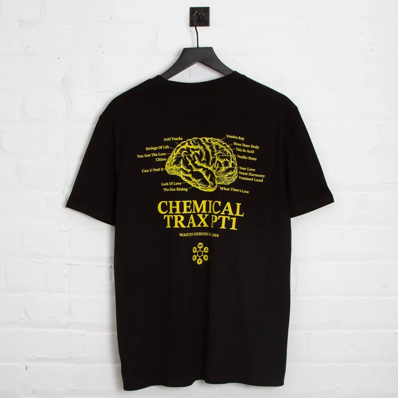Chemical Trax PT1 Back Print - Tshirt - Black