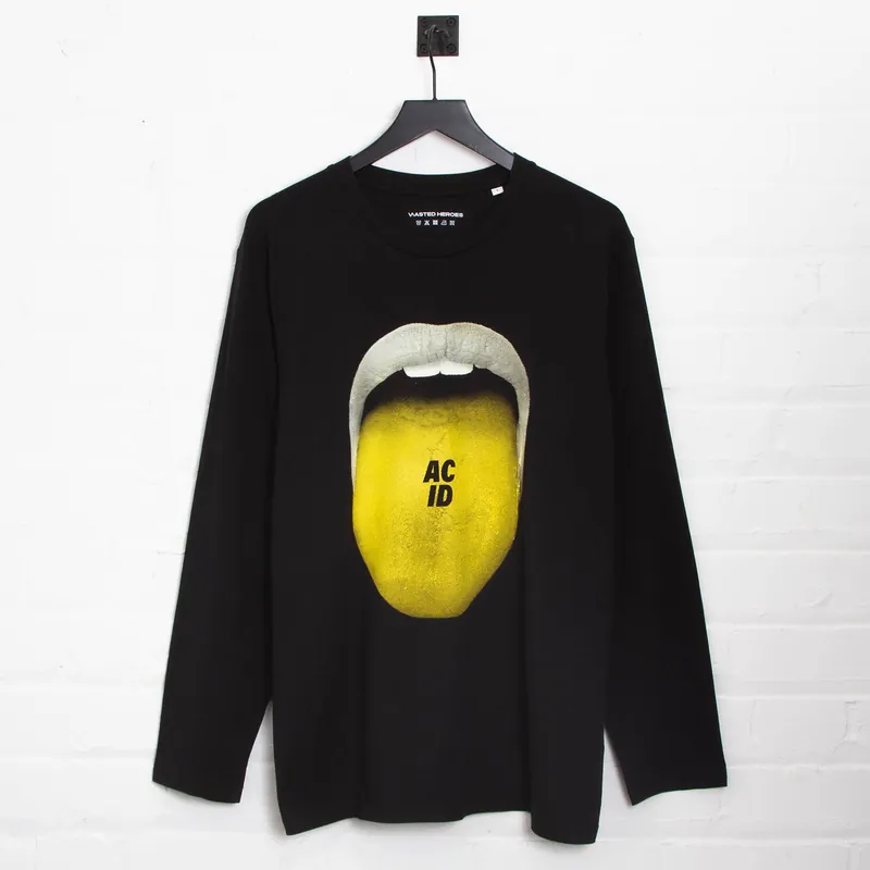Acid Drop - Long Sleeve Tshirt - Black