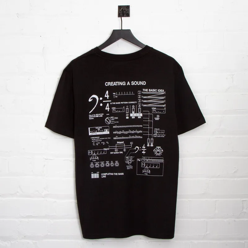 303 Sound Back Print - Tshirt - Black