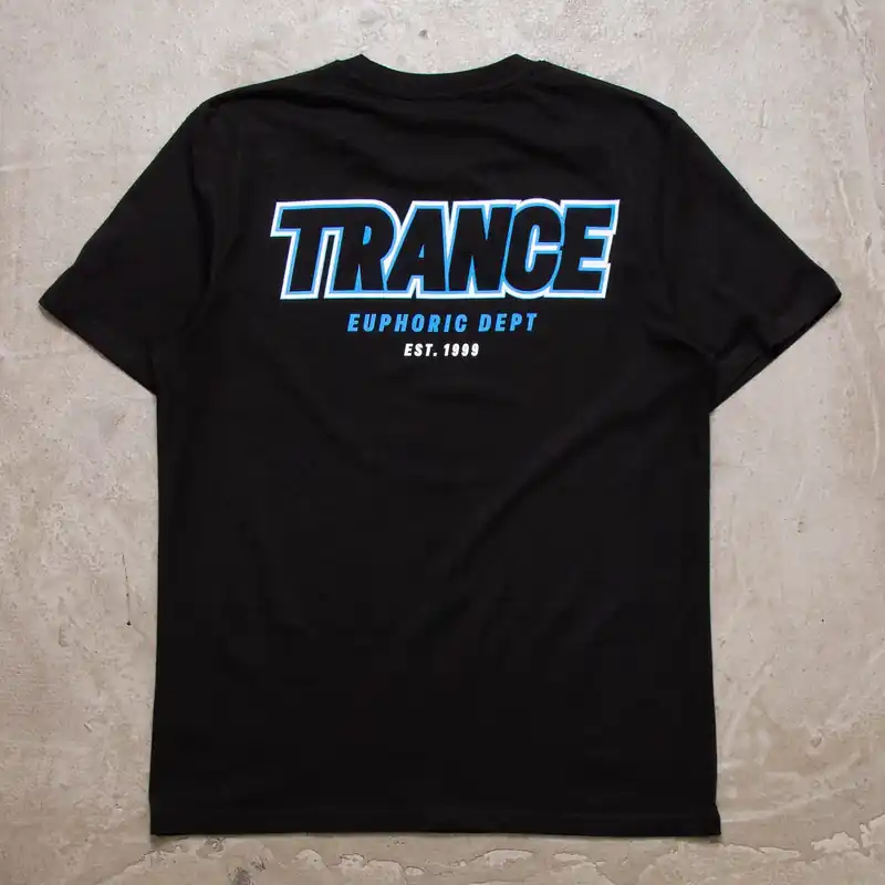 Trance Euphoric Dept Back Print - Tshirt - Black