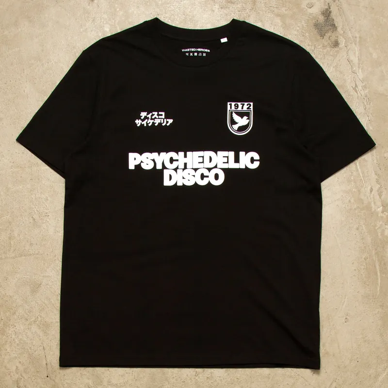 Drill White Psychedelic Disco - Tshirt - Black