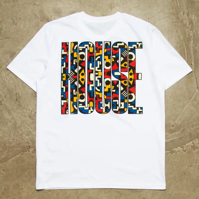 Bebop Higher House Back Print - Tshirt - White