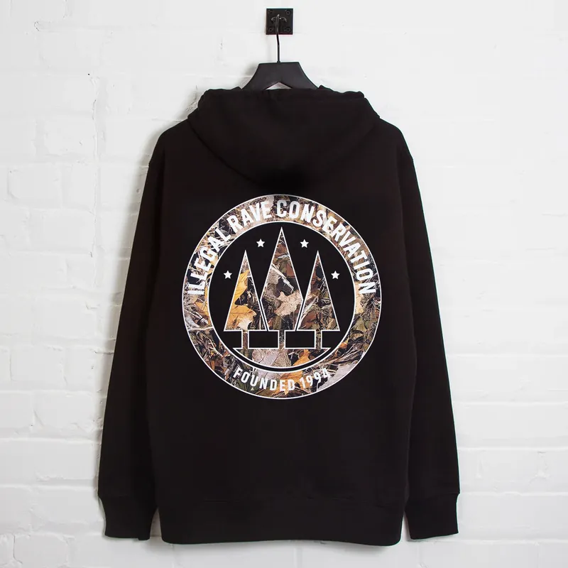 Realtree Illegal Rave - Pullover Hood - Black
