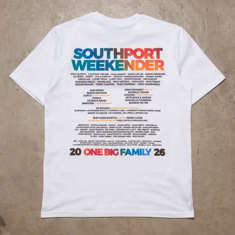 2026 Family Back Print - Tshirt - White