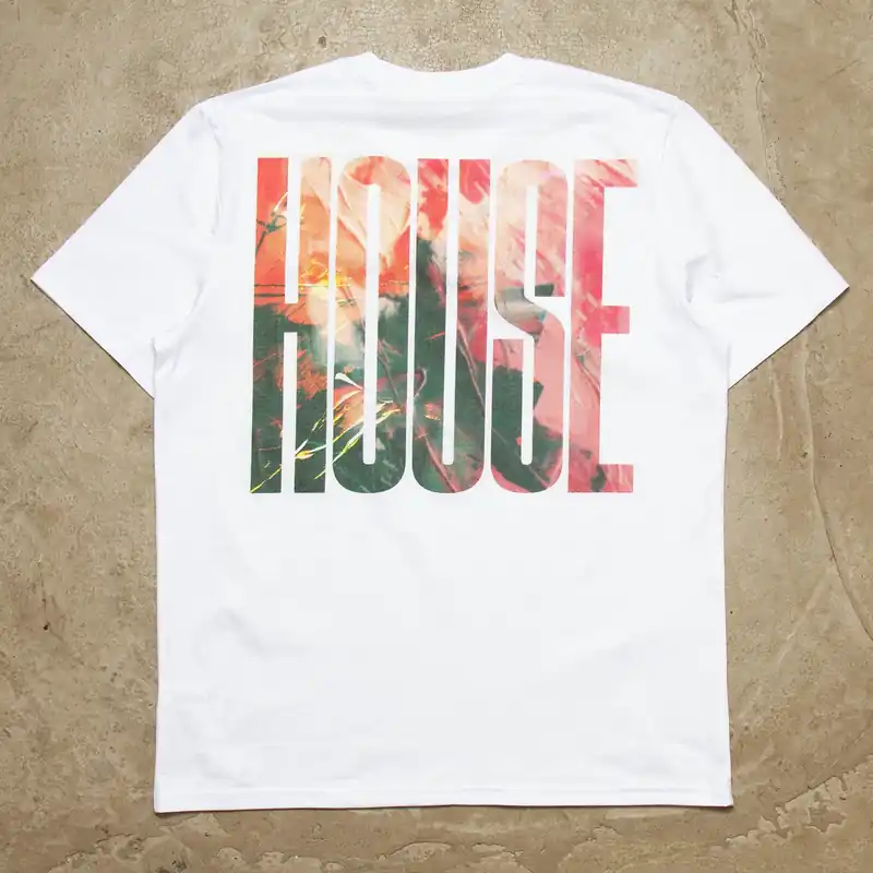 Work It Higher House Back Print - Tshirt - White