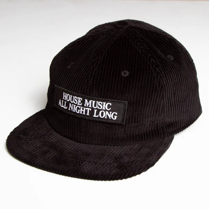 House Music - Cord Cap - Black