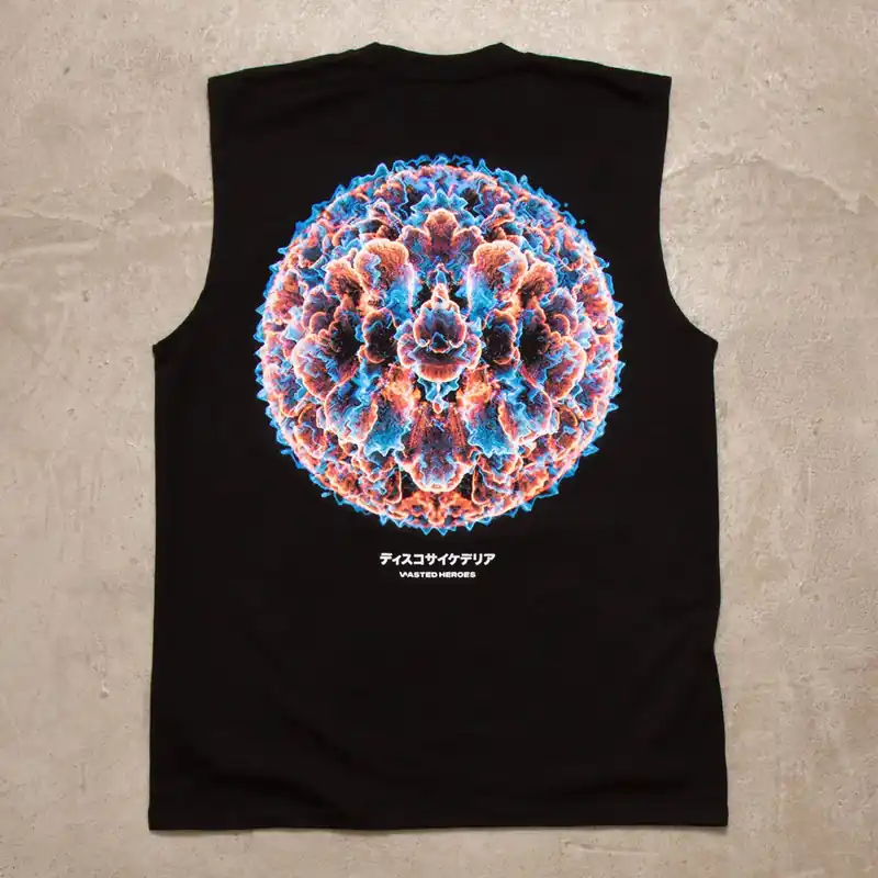 053 Disco Psychedelia - Tank Tshirt - Black
