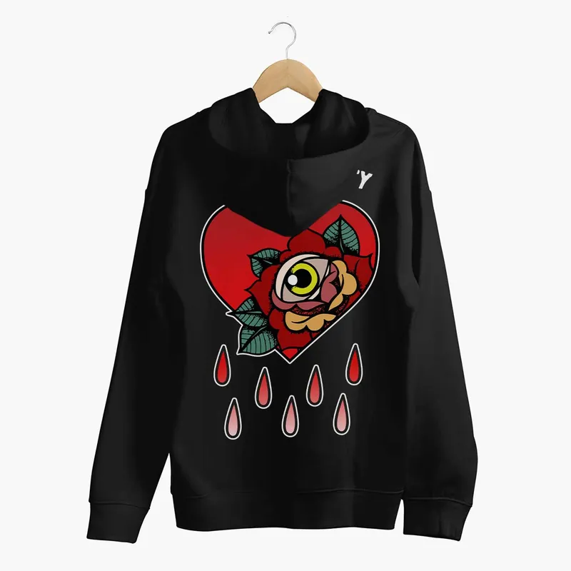 Bleeding Heart Hoodie (Unisex) - Broken Society UK