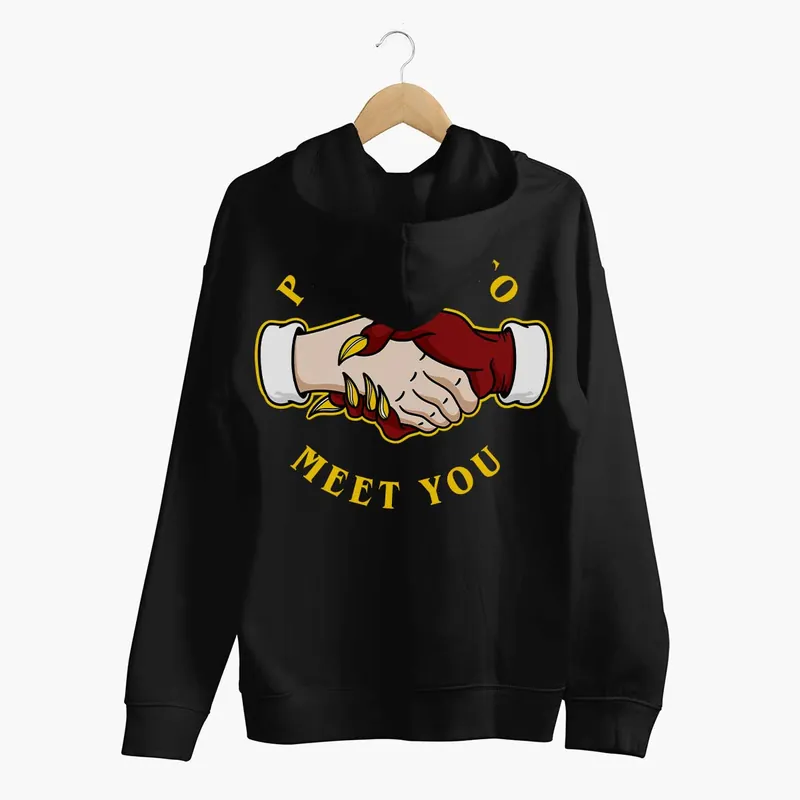 Pleased To Meet You Hoodie (Unisex) - Broken Society UK