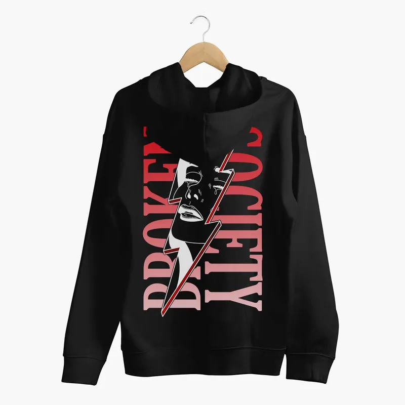 Crying Lightning Hoodie (Unisex) - Broken Society UK