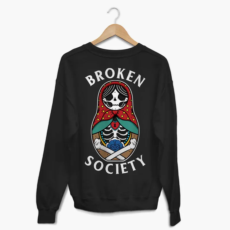 Russian Doll Sweatshirt (Unisex) - Broken Society UK